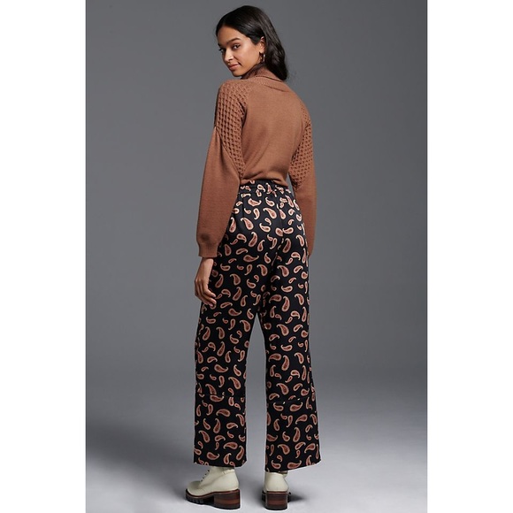 Anthropologie Vega Satin Pants Size XL - Picture 4 of 11